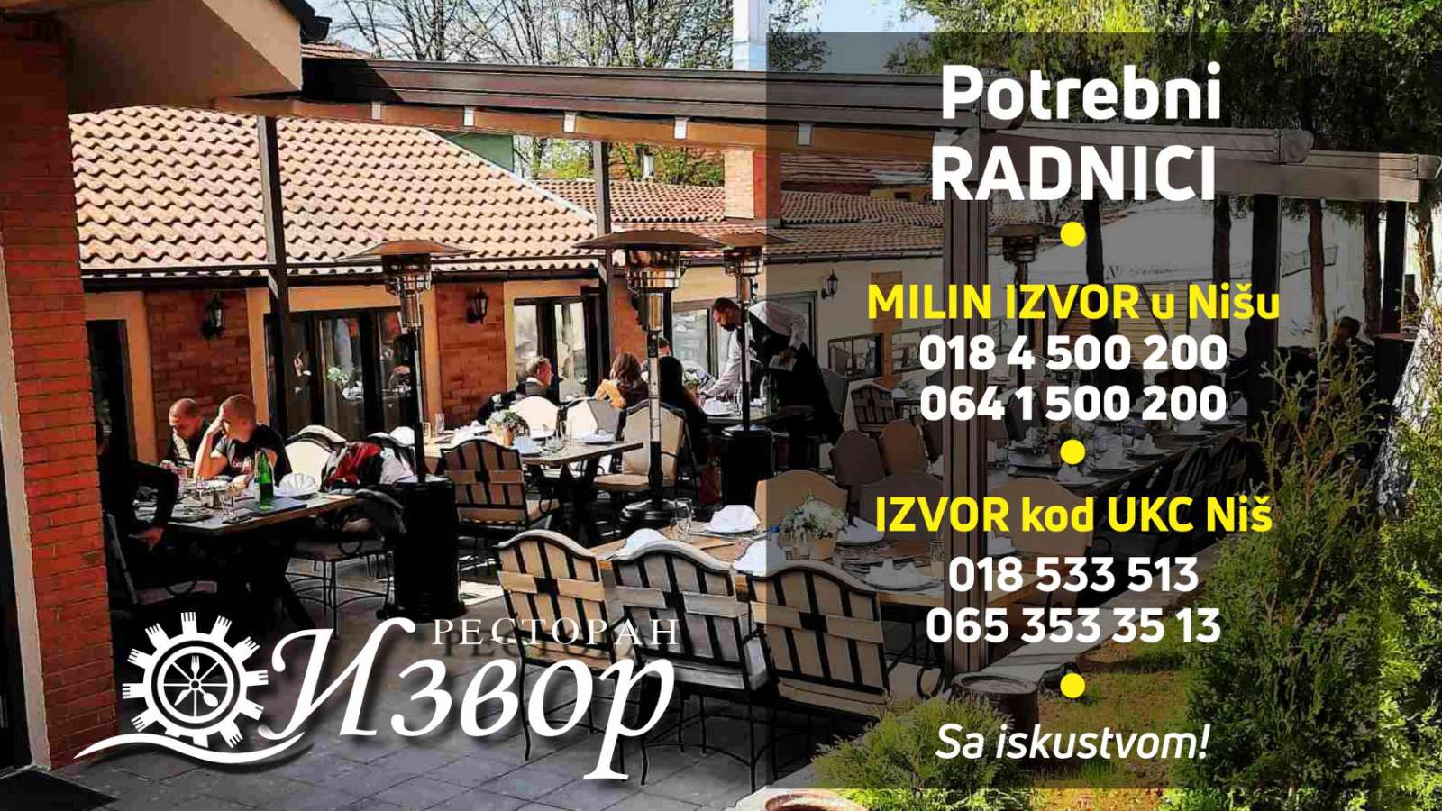 Traže se kuvari i pomoćni radnici