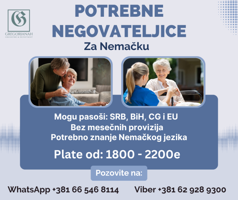 Posao negovateljice u Nemačkoj