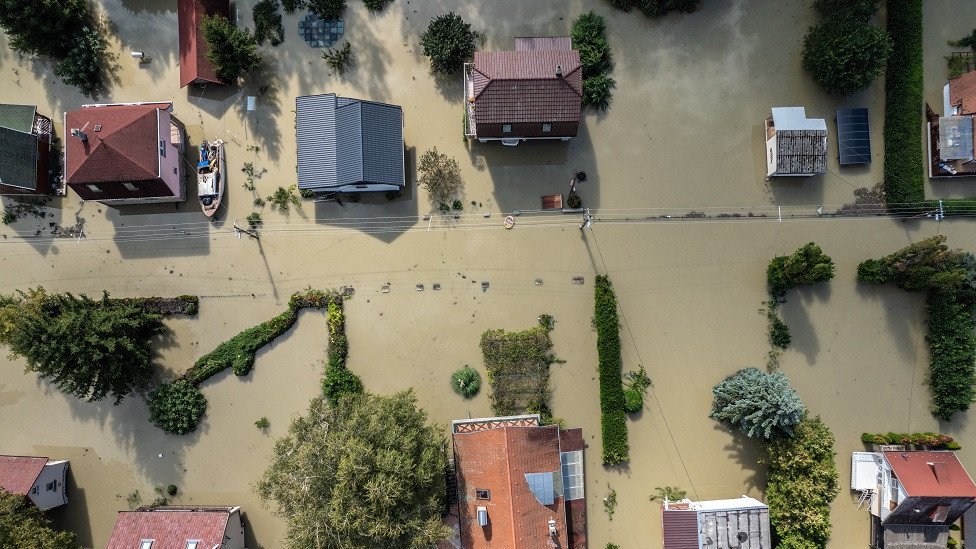 Selo Venek uz Dunav u Mađarskoj, blizu granice sa Slovačkom