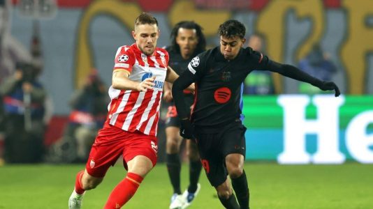 Crvena Zvezda nastavila negativan niz, moćna Barselona slavila usred Beograda 2:5