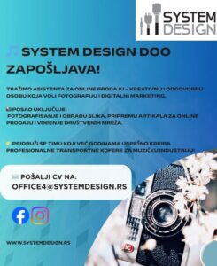 Asistent za online prodaju (transportni koferi za muzičku industriju)