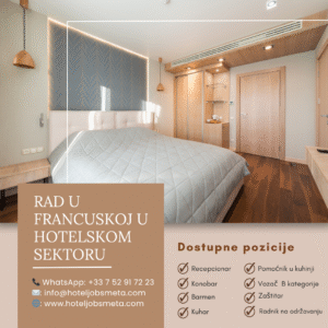 Posao u Francuskoj: Pozicija dostupna uz obezbeđenu vizu i radnu dozvolu!