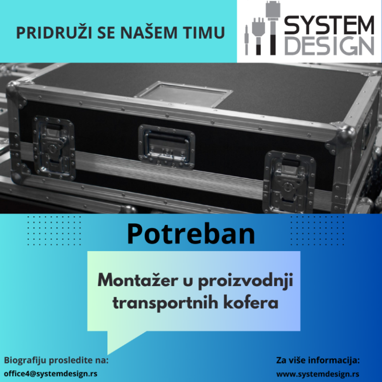 Montažer transportnih kofera