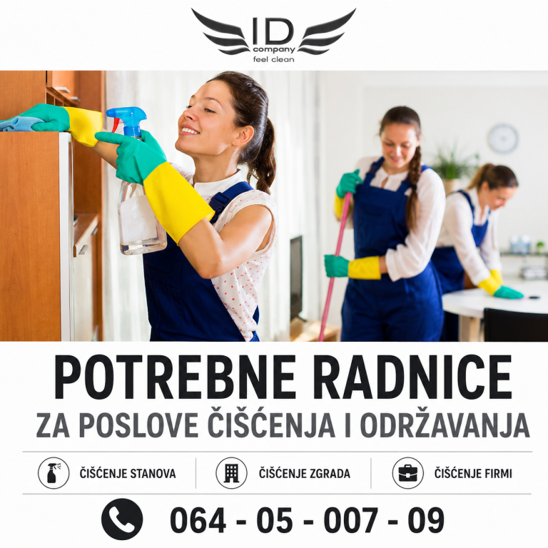 Potrebno više radnica za generalna čišćenja